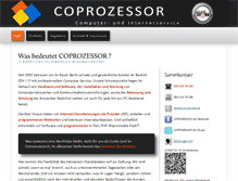 Tablet Screenshot of coprozessor.de